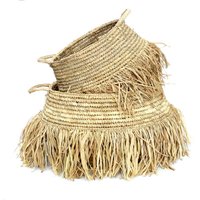 Bazar Bizar | Set mit 2 Aufbewahrungskörben Raffia von Bazar Bizar