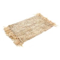 Bazar Bizar | Tischset Fringe Raffia Rechteckig von Bazar Bizar