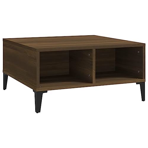 Baziroo Couchtisch aus Holz Sofatisch Beistelltisch Akzenttisch Wohnzimmertisch Kleiner Tisch Geeignet für Innen- und Außeneinsatz Modernes und Stilvolles Design Braun Eichen-Optik 60x60x30 cm Baziroo Couchtisch aus Holz Sofatisch Beistelltisch Akzenttisch Wohnzimmertisch Kleiner Tisch Geeignet für Innen- und Außeneinsatz Modernes und Stilvolles Design Braun Eichen-Optik 60x60x30 cm von Baziroo