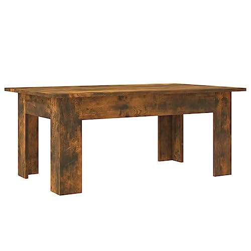 Baziroo Couchtisch aus Holz Sofatisch Beistelltisch Wohnzimmertisch Modernen Kleiner Tisch Geeignet für Innen- und Außeneinsatz Modernes und Stilvolles Design Räuchereiche 100x60x42 cm Baziroo Couchtisch aus Holz Sofatisch Beistelltisch Wohnzimmertisch Modernen Kleiner Tisch Geeignet für Innen- und Außeneinsatz Modernes und Stilvolles Design Räuchereiche 100x60x42 cm von Baziroo