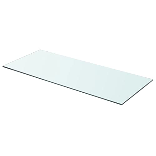 Baziroo Schweberegal Glasregal Regalboden aus Transparentem Glas Glasregalboden Hängeregale Innendekoration Möbel für Wohnzimmer Schlafzimmer oder Bad Mattiertes 70x30x0,8 cm von Baziroo
