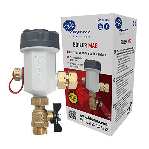 Boiler Mag Wasserfilter. Ideal für den kontinuierlichen Schutz des Boilers. Verbessert die Effizienz Ihres Kessels. Einfache Installation und Wartung. Bbagua. von Bbagua