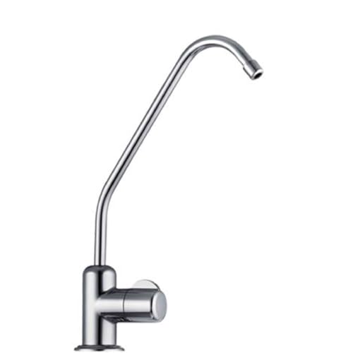 Chrom-Wasserhahn EUR-50. 1 Spur für Umkehrosmosegeräte. Osmose-Wasserhahn. Einfache Installation ohne zusätzliche Teile erforderlich. Standard. Bbagua. von Bbagua