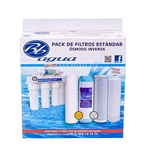 Wasserfilter Kartusche Umkehrosmose. Pack 4 von Bbagua