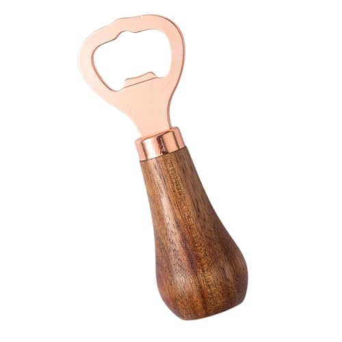 Barflaschenöffner - Bier-Barman mit Holzgriff | Barflaschenöffner mit Holzgriff, Flaschenöffner mit Holzgriff, Bierdeckelöffner von Bbbabeslk