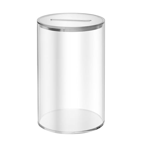 Gelddose - Spardose aus Acryl | Tragbare Acryldose zum Sparen von Geld, transparente Spardose zum Öffnen, Spardose D Gelddose - Spardose aus Acryl | Tragbare Acryldose zum Sparen von Geld, transparente Spardose zum Öffnen, Spardose D von Bbbabeslk