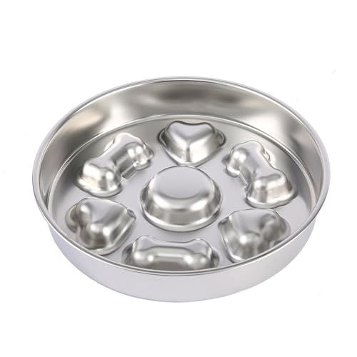Langsamer Futternapf aus Edelstahl, langsame Fütterungsschale für Hunde, interaktiver Futternapf für Hunde, langsame Fütterung, Schale Langsamer Futternapf aus Edelstahl, langsame Fütterungsschale für Hunde, interaktiver Futternapf für Hunde, langsame Fütterung, Schale von Bbbabeslk