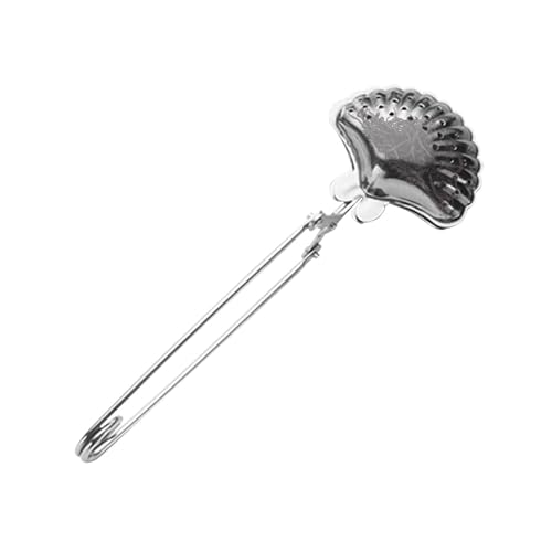 Loses Teesieb | Ergonomischer Griff Mesh Tee-Ei Edelstahl Teesieb - Tragbarer Brauer Diffusor Tee-Ei Wiederverwendbare Siebe für losen Tee Kaffee Teebeutel von Bbbabeslk