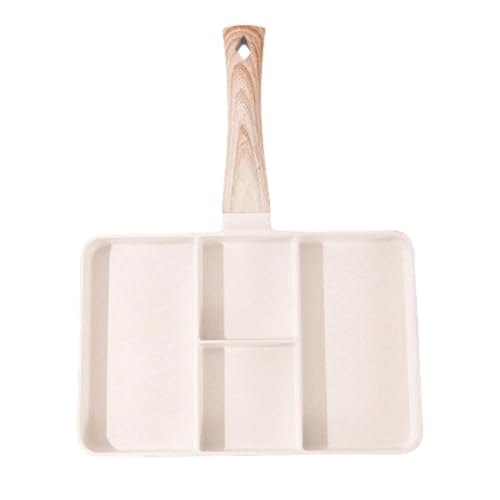 Padella Grill Divisa Padella Per Uova in Camicia Padella Antihaft Divisa Padella Grill Sezionata Padella Multi-sezione Padella Antihaft Per Uova in Camicia Padella Grill mit Trennwand von Bbbabeslk