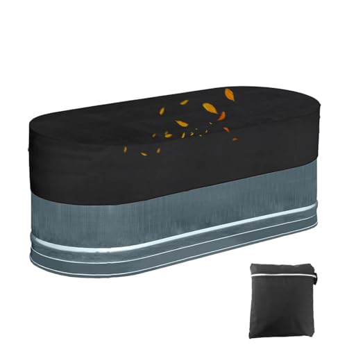 Poolabdeckung – Abdeckung für erhöhten Pool | Winterabdeckung zum Schutz von Pools | wasserdichte Staubschutzabdeckung, dicke Abdeckung aus Oxford-Gewebe 420D Poolabdeckung – Abdeckung für erhöhten Pool | Winterabdeckung zum Schutz von Pools | wasserdichte Staubschutzabdeckung, dicke Abdeckung aus Oxford-Gewebe 420D von Bbbabeslk
