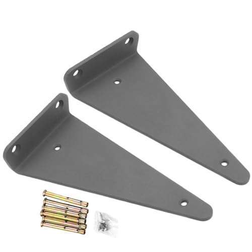 Regalhalterungen, schwebende Regalbeschläge – 2 x schwebende Regalhalterung aus Metall in L-Form | Regalbeschläge, Wandregalhalterungen von Bbbabeslk