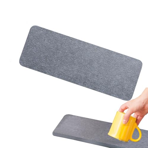 Schnell trocknendes Spülbeckentablett, schnell trocknendes Küchenspüle-Tablett | sofort trocknender Badezimmer-Organizer | 22,9 x 8,1 cm von Bbbabeslk