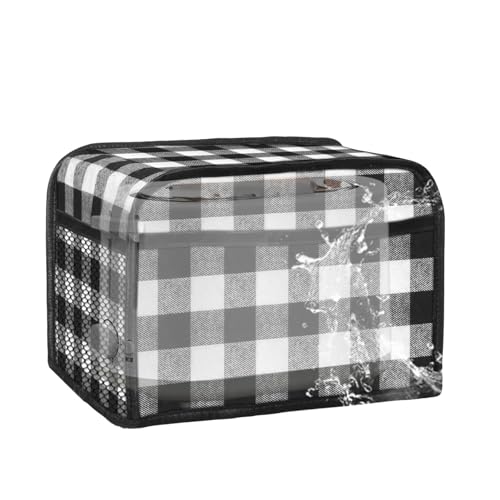 Toasterabdeckung für 2 Scheiben, Toaster-Abdeckung, staubdichte Abdeckung für Toaster, waschbar, mit Taschen zum Schutz vor Fingerabdrücken von Bbbabeslk