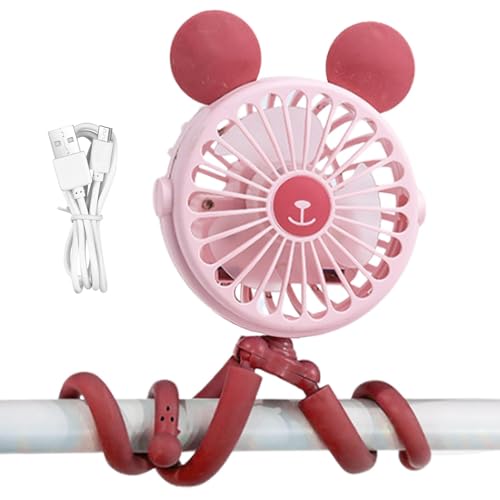 Ventilator mit Clip für Kinderwagen, wiederaufladbarer Campingventilator mit Oktopus-Design, tragbarer elektrischer persönlicher Ventilator mit Stativclip des PDA Siles Ventilator mit Clip für Kinderwagen, wiederaufladbarer Campingventilator mit Oktopus-Design, tragbarer elektrischer persönlicher Ventilator mit Stativclip des PDA Siles von Bbbabeslk