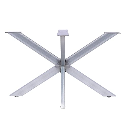 Bc-elec - 407002-N TISCHGESTELL Kreuzgestell Spider lackiertem Stahl 150x78x71 Tischkufen Möbelgestell Tischbeine von Bc-elec