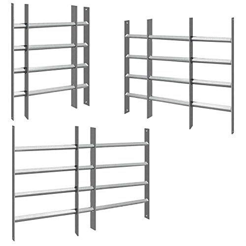 Bc-elec - AWB-602 Ausziehbares Fenstergitter, Fensterschutzgitter, Sicherheitsgitter 60x70 bis 105cm von Bc-elec