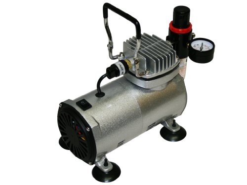Bc-elec - TC-20B ÖLFREIER MINI-KOMPRESSOR AIRBRUSH KOMPRESSOR LEISE 0-4 BAR von Bc-elec