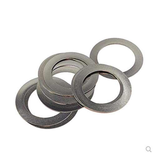 Bclla Zkenshan-Flache Unterlegscheiben 100 stücke m6 m7 m8 Edelstahl Flache Waschmaschine ultradünne Dichtung ultradünne Shim Dicke 0,1mm 0,2mm 0,3 mm 0,5 mm 1mm, Gute Verschleißfestigkeit von Bclla