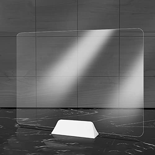 BcofoA Transparente Acryl-Isolationsplatte, Bürotrennwand, Tröpfchenniesen-Schutzhülle, 4 mm, Unterstützung der Anpassung. (Size : H40*w50cm) von BcofoA