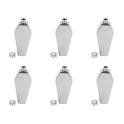 Bcowtte 6X Mini-Flachmann 100ML Personalisierte Sargform Edelstahl Tragbare Flagon Travel Wine Pot Bar Liefert Herren Geschenk Bcowtte 6X Mini-Flachmann 100ML Personalisierte Sargform Edelstahl Tragbare Flagon Travel Wine Pot Bar Liefert Herren Geschenk von Bcowtte