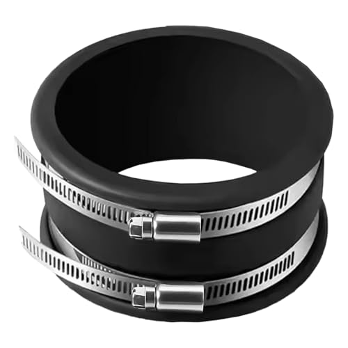 100 mm Verbinder Flexible Gummimuffe Gummikupplung mit Zwei Edelstahlschellen Geräuschmindernde Manschette Geruchlos Rohrverbinder für Rohrventilator Kohlefilter Starres Rohr Stahlrohr 100 mm Verbinder Flexible Gummimuffe Gummikupplung mit Zwei Edelstahlschellen Geräuschmindernde Manschette Geruchlos Rohrverbinder für Rohrventilator Kohlefilter Starres Rohr Stahlrohr von Bcuuozeeing