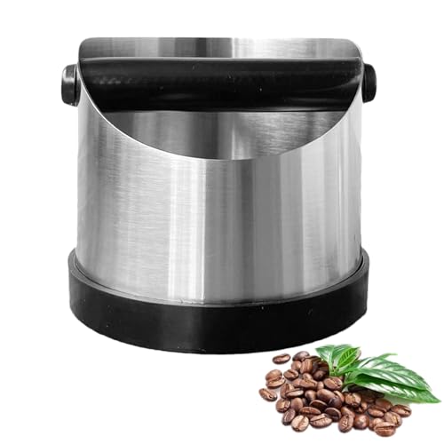 Abklopfbehälter für Siebträger, Edelstahl Kaffee Knock Box Kaffeesatz Abschlagbehälter, Abschlagbehälter für Siebträger Kaffee Abklopfbehälter Sammlung und Recycling von Kaffeesatz Container von Bcuuozeeing
