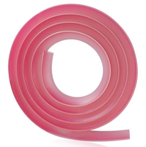 Bcuuozeeing Schwallschutzleiste Dusche Selbstklebend - 100cm Transparent Silikon Wasserstopper Dusche, Schwallschutz, TüRdichtung Duschwasserstop, für Badezimmer & Duschen von Bcuuozeeing