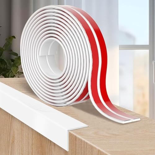 Selbstklebend Kantenschutz Leisten, Flexible Weichsockelleiste Selbstklebende Abschlussleiste für Türen, Fenster, Wände, Küche, Fliesen, Ideal für Heimwerker und Renovierungen Selbstklebend Kantenschutz Leisten, Flexible Weichsockelleiste Selbstklebende Abschlussleiste für Türen, Fenster, Wände, Küche, Fliesen, Ideal für Heimwerker und Renovierungen von Bcuuozeeing