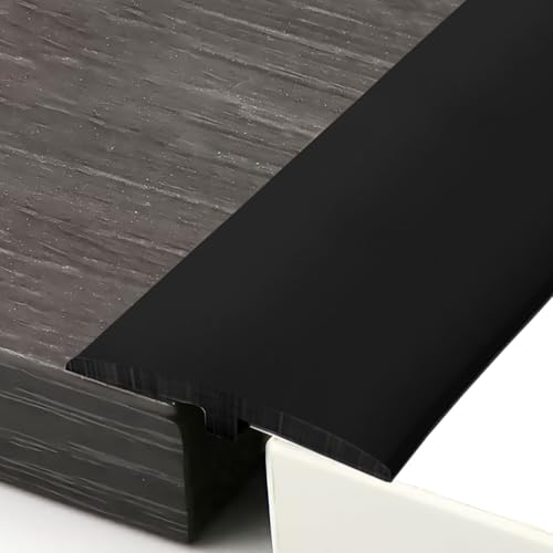 Übergangsprofil Selbstklebend,T Profil Übergangsleiste 5×300cm,Selbstklebendes PVC Übergangsstreifen T Profil TürschwellenLeiste,Boden für Türschwellen und Verbindungsböden von Laminatdielenfliesen von Bcuuozeeing