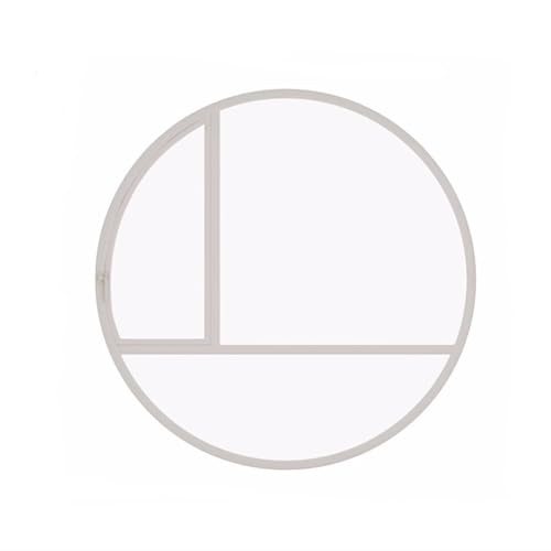 Anpassbares Dachfenster For Loft-Apartments – Rundes Mondfenster For Duplex-Dachgeschosse Mit Gehärtetem Glas, Energieeffizient, Einfache Installation(White,120) von Bderkz