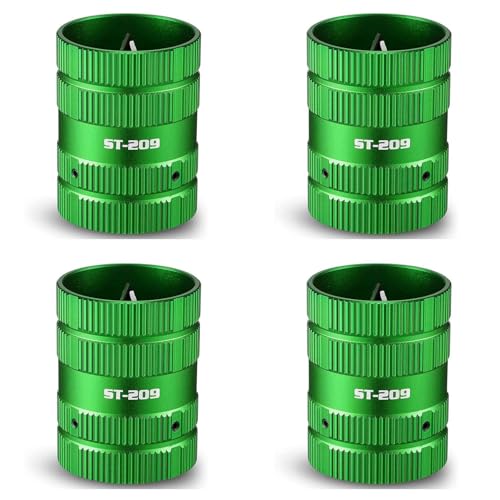 Bdfhjln 4 x Rohrreibahle [Klempner effizienter Helfer] Entgratwerkzeug für Kupfer-PVC-Rohrreiniger, Rohre und Rohrreibahle von Bdfhjln