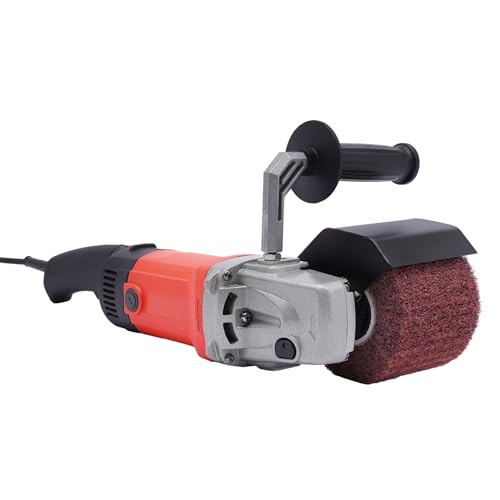 1580W Satiniermaschine Multischleifer 6-fach regelbar, Elektrische Schleifmaschine mit 3000 U/min, Poliermaschine Bürstenschleifer für Holz & Metall, Rot/Schwarz 1580W Satiniermaschine Multischleifer 6-fach regelbar, Elektrische Schleifmaschine mit 3000 U/min, Poliermaschine Bürstenschleifer für Holz & Metall, Rot/Schwarz von Bdneygtyr