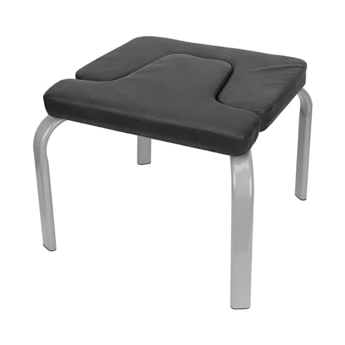 Bdneygtyr Kopfstandhocker, Stuhl Yoga, Meditationsbank mit Holzrahmen und PU Pads, für Meditation, 200kg Tragkraft, Schwarz von Bdneygtyr