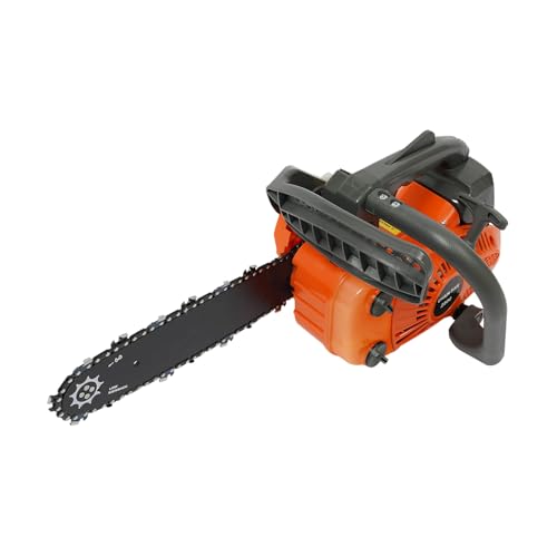 Benzin Kettensäge 25.4cc 900W, 2 Takt Motorsäge mit 30cm Schwert, Leichte Benzinkettensäge für Holz Gartenarbeit, Profi Kettensägen mit Sicherheitssperre, Rot/Schwarz von Bdneygtyr