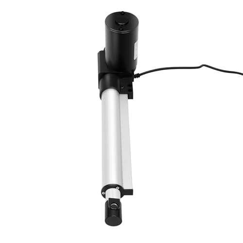 Linearantrieb 24V 6000N, Elektrischer Hubzylinder mit 230mm Hub, Leiser Linearaktuator für Automatisierung, Solartracker und Elektrische Möbel, IP44 Geschützt mit Adapter von Bdneygtyr