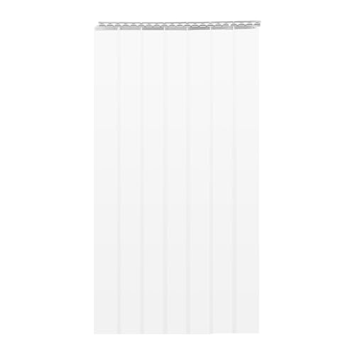 PVC Lamellenvorhang 7-tlg Set, 200x18cm Streifenvorhang Transparent, Schrankvorhang für Lager & Fenster, Innen/Außen Einsatz, Mit Halterung & Nägeln PVC Lamellenvorhang 7-tlg Set, 200x18cm Streifenvorhang Transparent, Schrankvorhang für Lager & Fenster, Innen/Außen Einsatz, Mit Halterung & Nägeln von Bdneygtyr