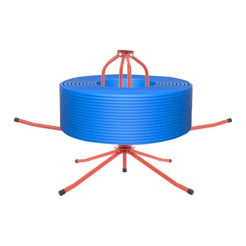 Rohrhaspel 136cm,Rot Kabelabroller 330lbs Tragfähigkeit, Automatische Fussbodenheizung, Kabelaufroller Ideal für Fußbodenheizung, PEX, PERT Rohre mit Tasche Rohrhaspel 136cm,Rot Kabelabroller 330lbs Tragfähigkeit, Automatische Fussbodenheizung, Kabelaufroller Ideal für Fußbodenheizung, PEX, PERT Rohre mit Tasche von Bdneygtyr