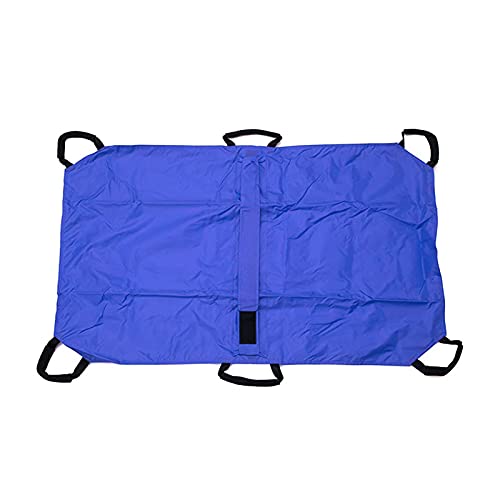 Tragetasche Hund 120x74 cm – Faltbare Nylon Tragehilfe Hund Bis 60 kg, Sechs Griffe & Mittelgurt, Blau Dog Carrier für Haustiere mit Notfällen, Große & Alte Hunde von Bdneygtyr
