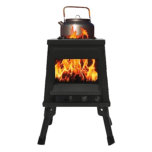 Zeltofen, Klappbar Raketenofen 3-5 Personen Tragbar Outdoor Küchenofen mit 16 Löchern Schnelle Hitze, Camping Holzofen für Camping, Outdoor Zeltofen, Klappbar Raketenofen 3-5 Personen Tragbar Outdoor Küchenofen mit 16 Löchern Schnelle Hitze, Camping Holzofen für Camping, Outdoor von Bdneygtyr
