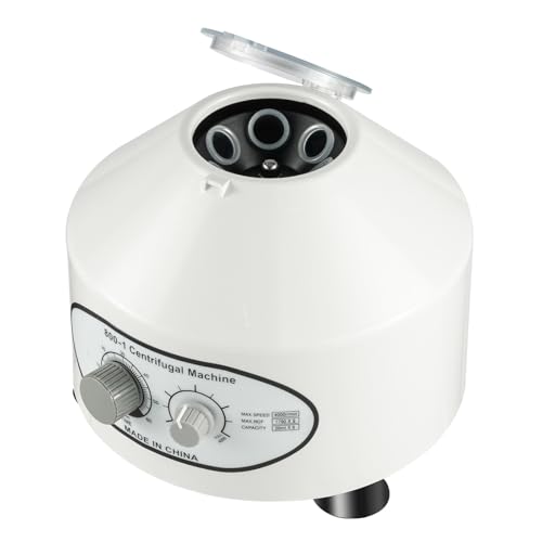 zentrifuge 4000 U/min, Tischzentrifuge mit 120ml Kapazität für 6×20ml Röhrchen, Einstellbare Zeit und Geschwindigkeit, Laborzentrifuge Ideal für Medizinische und Biochemische Labore zentrifuge 4000 U/min, Tischzentrifuge mit 120ml Kapazität für 6×20ml Röhrchen, Einstellbare Zeit und Geschwindigkeit, Laborzentrifuge Ideal für Medizinische und Biochemische Labore von Bdneygtyr