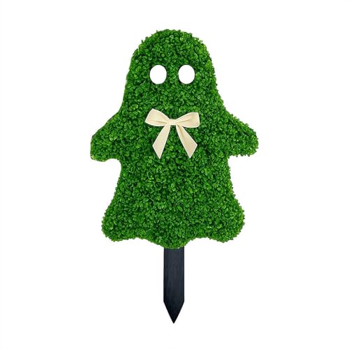 Gespenstischer Formschnitt für den Außenbereich, Halloween-Formschnitt-Baum mit Erdspieß, geisterförmiger Formschnitt, handgefertigter künstlicher Halloween-Formschnitt für Veranda, Garten, Spukhaus Gespenstischer Formschnitt für den Außenbereich, Halloween-Formschnitt-Baum mit Erdspieß, geisterförmiger Formschnitt, handgefertigter künstlicher Halloween-Formschnitt für Veranda, Garten, Spukhaus von Bduttlefish