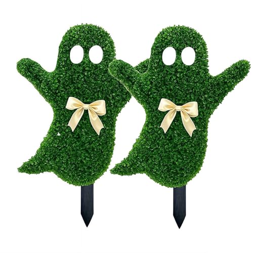 Gespenstischer Formschnitt für den Außenbereich, Halloween-Formschnitt-Baum mit Erdspieß, geisterförmiger Formschnitt, handgefertigter künstlicher Halloween-Formschnitt für Veranda, Garten, Spukhaus Gespenstischer Formschnitt für den Außenbereich, Halloween-Formschnitt-Baum mit Erdspieß, geisterförmiger Formschnitt, handgefertigter künstlicher Halloween-Formschnitt für Veranda, Garten, Spukhaus von Bduttlefish