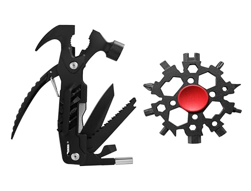 BE COOL 15-in-1 Multi-Hammer & Snowflake-Multi-Tool – Robustes Multitool Set aus rostfreiem Stahl – Kompakt & vielseitig für Outdoor, Haushalt & Reparaturen BE COOL 15-in-1 Multi-Hammer & Snowflake-Multi-Tool – Robustes Multitool Set aus rostfreiem Stahl – Kompakt & vielseitig für Outdoor, Haushalt & Reparaturen von Be Cool