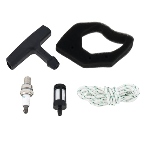 Be In Your Mind 1 Set Rasenmäher Luftfilter Zündkerze Service Kit 17211-ZOH-000 Kompatibel mit Honda GX35 von Be In Your Mind