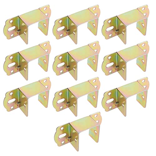 Be In Your Mind 10 Stücke Metall Quadratische Halterung Bettstütze Eisen Bettscharnier Metall Bettgitter Quadratische Rahmen Klammern Bett Hardware Zubehör für Zuhause Be In Your Mind 10 Stücke Metall Quadratische Halterung Bettstütze Eisen Bettscharnier Metall Bettgitter Quadratische Rahmen Klammern Bett Hardware Zubehör für Zuhause von Be In Your Mind