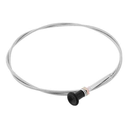 Be In Your Mind 160cm Universal Vergaser Push Pull Choke Steuerkabel Choke Pull 50mm Hub für Rasentraktoren Go-Karts Oldtimer Schneefräse HP903W von Be In Your Mind