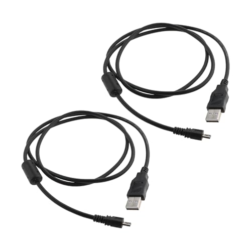 Be In Your Mind 2 x Kamera-Übertragungskabel, Datensynchronisations- und Ladekabel, kompatibel mit Sony Kamera DSC-W690, DSC-W800, DSC-W810, DSC-W830, Ersatz-USB-Datenkabel (1 m) von Be In Your Mind