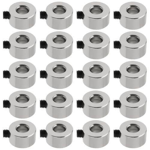 Be In Your Mind 20 Stück 4 Mm Schnellspann Positionierungsringe Metall Klemmringe mit Madenschraube für Automobilrobotik Und -herstellung Silberfarben Be In Your Mind 20 Stück 4 Mm Schnellspann Positionierungsringe Metall Klemmringe mit Madenschraube für Automobilrobotik Und -herstellung Silberfarben von Be In Your Mind