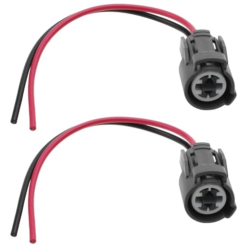 Be In Your Mind 2x Kühlmitteltemperatursensor Stecker Pigtail Draht Anschluss 2-poliger Sensor Anschluss 13 cm Kabel kompatibel mit Honda Civic BDHF Motoren von Be In Your Mind