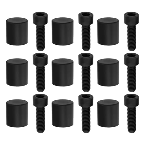 Be In Your Mind 30 Stück M6 Innensechskantschrauben Abdeckkappen Zylinderkopf mit Silikonkappen für die Montage von Automöbeln Und Spielzeug 10 X 20 Mm Schwarz Be In Your Mind 30 Stück M6 Innensechskantschrauben Abdeckkappen Zylinderkopf mit Silikonkappen für die Montage von Automöbeln Und Spielzeug 10 X 20 Mm Schwarz von Be In Your Mind